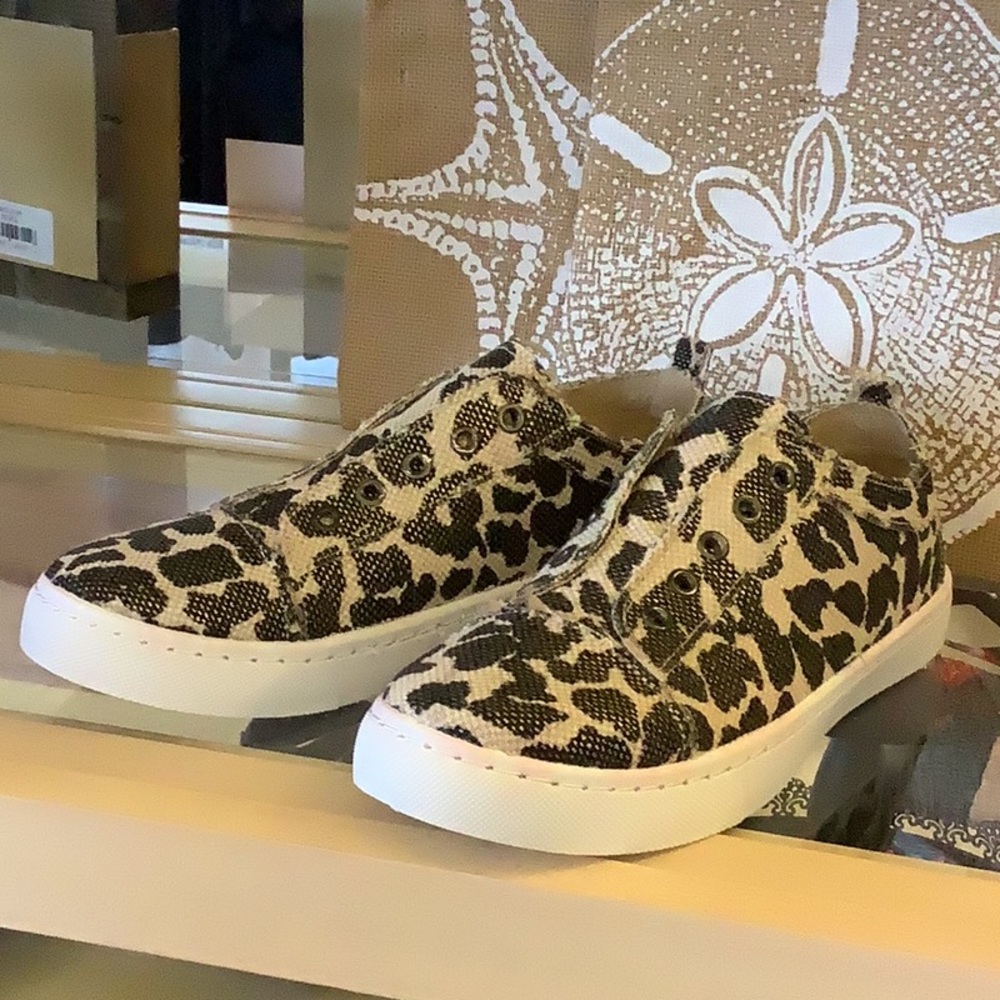 Leopard print sneakers